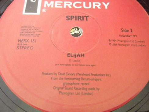 Spirit (8) : 1984 (12", RE)