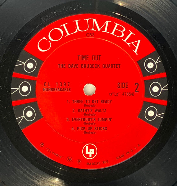 The Dave Brubeck Quartet : Time Out (LP, Album, Mono, RP, Pit)