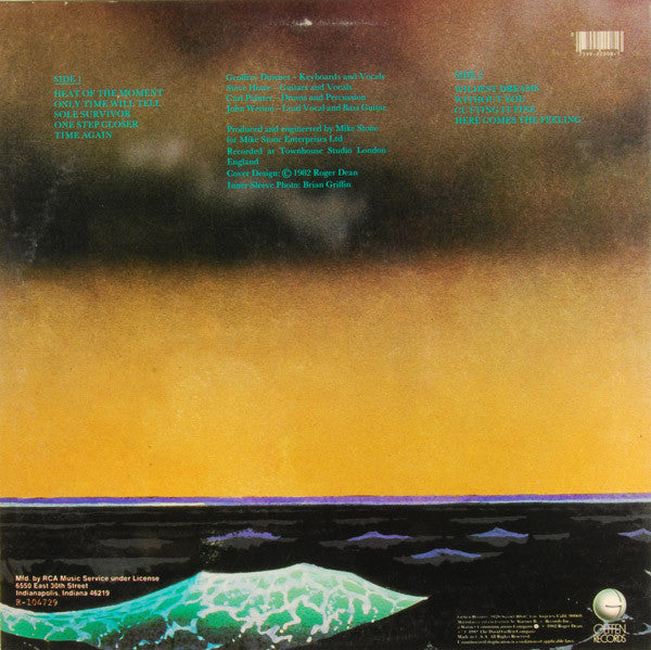 Asia (2) : Asia (LP, Album, Club, RCA)