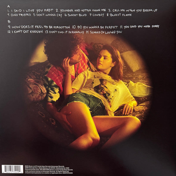 Selena Gomez & Benny Blanco (3) : I Said I Love You First (LP, Album, Red)