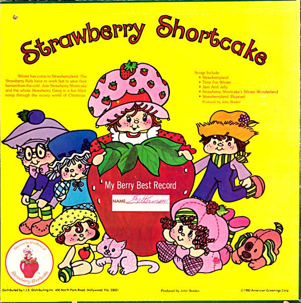 Strawberry Shortcake : Christmas Album (LP, Album)