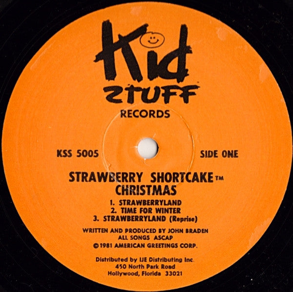 Strawberry Shortcake : Christmas Album (LP, Album)
