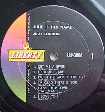 Julie London : Julie Is Her Name (LP, Album, Mono, RE, Col)