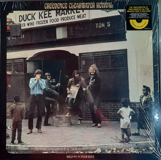 Creedence Clearwater Revival : Willy And The Poor Boys (LP, Album, RE, Yel)