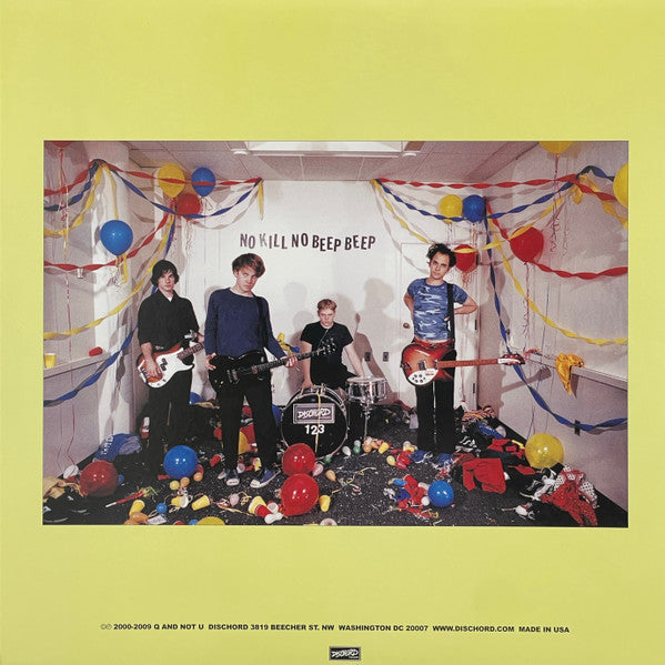 Q And Not U : No Kill No Beep Beep (LP, Album, RE, RM)