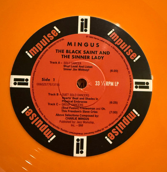 Mingus* : The Black Saint And The Sinner Lady (LP, Album, Ltd, RE, Ora)