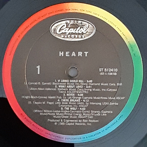 Heart : Heart (LP, Album)