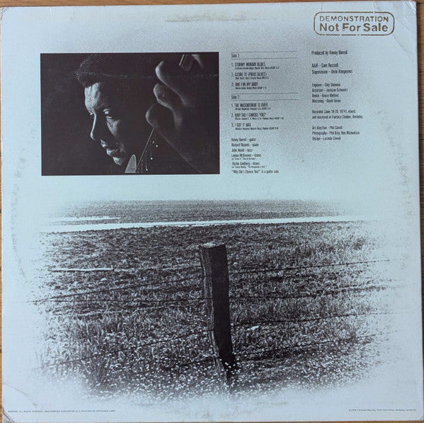 Kenny Burrell : Stormy Monday (LP, Album, San)