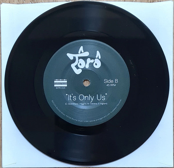 Toro (45) : Heads B/W It's Only Us (7", Single)