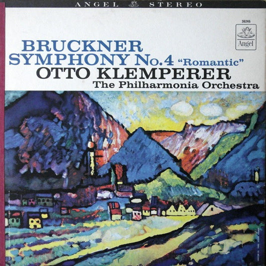 Anton Bruckner, Otto Klemperer, Philharmonia Orchestra : Symphony No. 4 "Romantic" (LP)