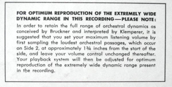 Anton Bruckner, Otto Klemperer, Philharmonia Orchestra : Symphony No. 4 "Romantic" (LP)