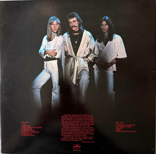 Rush : 2112 (LP, Album, RE, 72 )