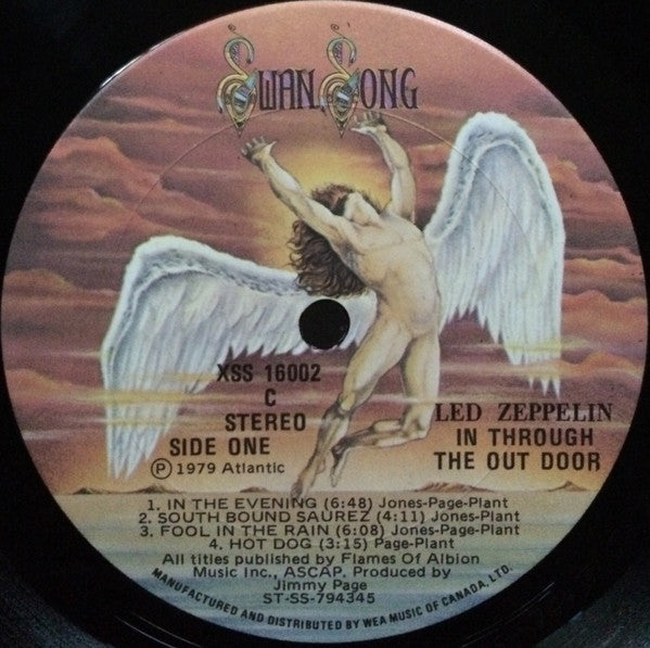 Led Zeppelin : In Through The Out Door (LP, Album, "D")