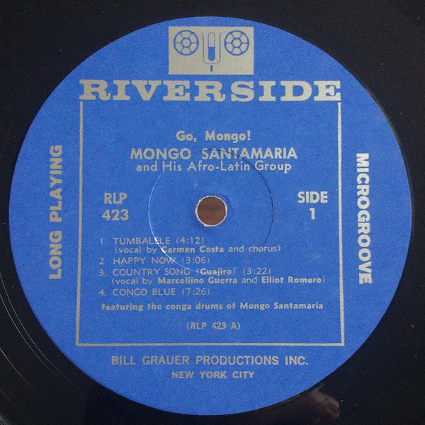 Mongo Santamaria And His Afro-Latin Group : Go, Mongo! (LP, Album, Mono)