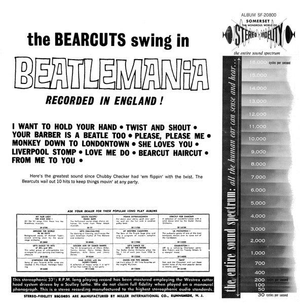 The Bearcuts : Swing In Beatlemania (LP, Album)