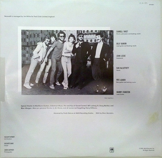 Nazareth (2) : 2XS (LP, Album)