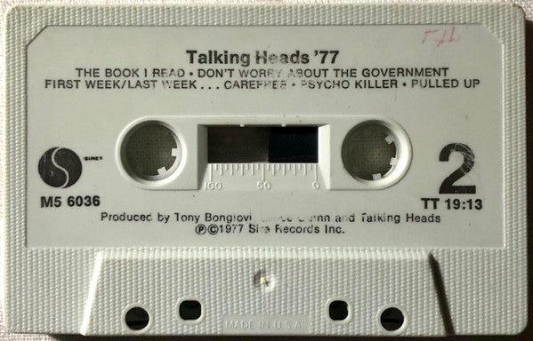 Talking Heads : Talking Heads: '77 (Cass, Album, Win)