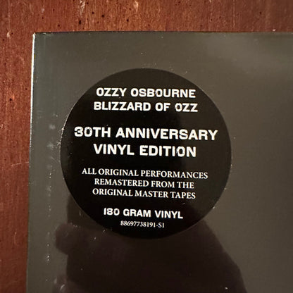 Ozzy Osbourne : Blizzard Of Ozz (LP, Album, RE, RM, 180)