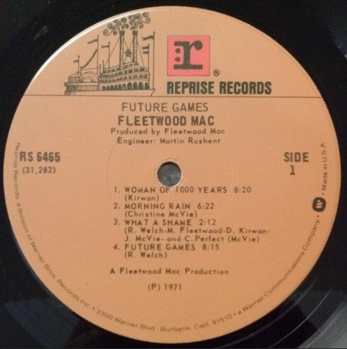 Fleetwood Mac : Future Games (LP, Album, RE, Jac)