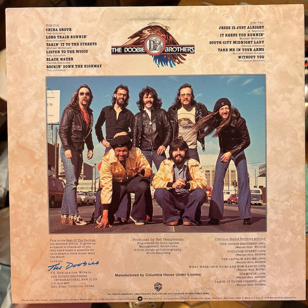 The Doobie Brothers : Best Of The Doobies (LP, Comp, Club, RE)
