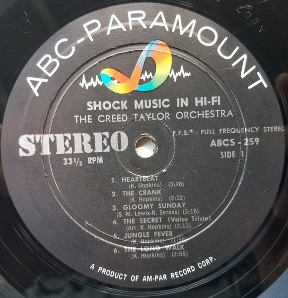 The Creed Taylor Orchestra : Shock Music In Hi-Fi (LP)