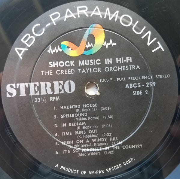 The Creed Taylor Orchestra : Shock Music In Hi-Fi (LP)