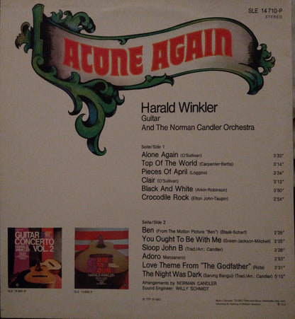 Harald Winkler : Alone Again (LP)