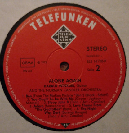 Harald Winkler : Alone Again (LP)