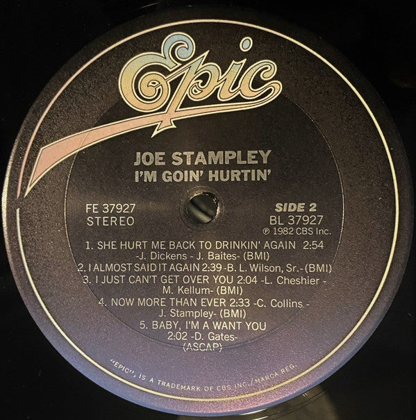 Joe Stampley : I'm Goin' Hurtin' (LP, Album)