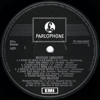 The Beatles : Beatles' Greatest (LP, Comp)