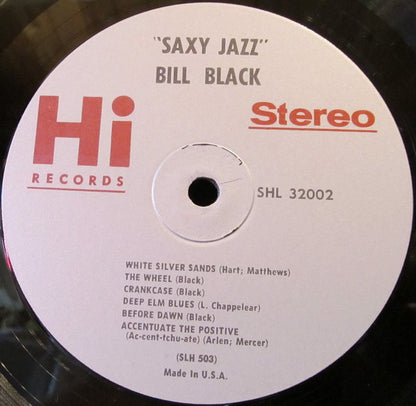 Bill Black's Combo : Saxy Jazz (LP, Album, RP, Thi)