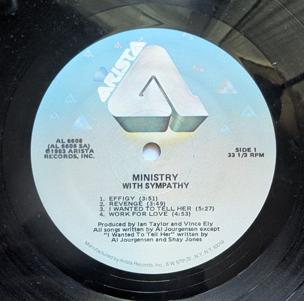 Ministry : With Sympathy (LP, Album, Mon)