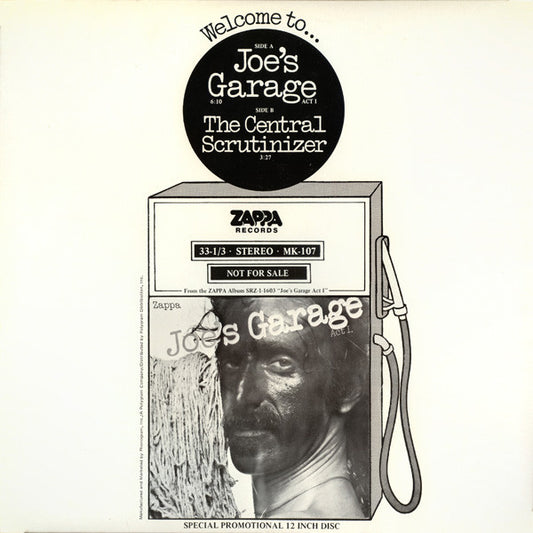 Frank Zappa : Welcome To. . . Joe's Garage Act 1 (12", Promo)