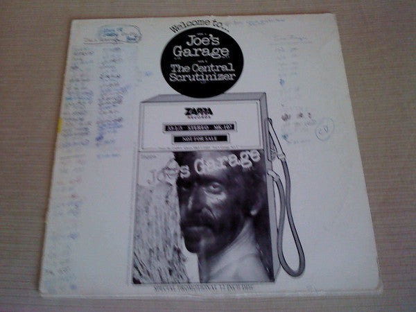 Frank Zappa : Welcome To. . . Joe's Garage Act 1 (12", Promo)