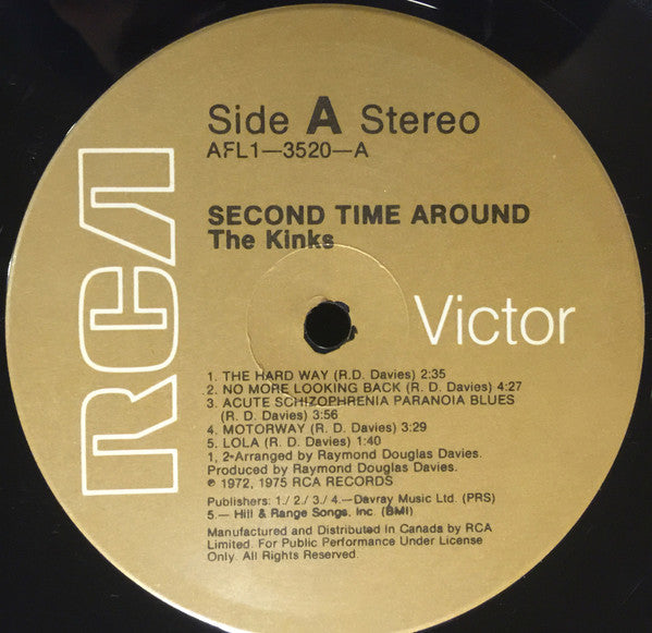 The Kinks : Second Time Around (LP, Comp)