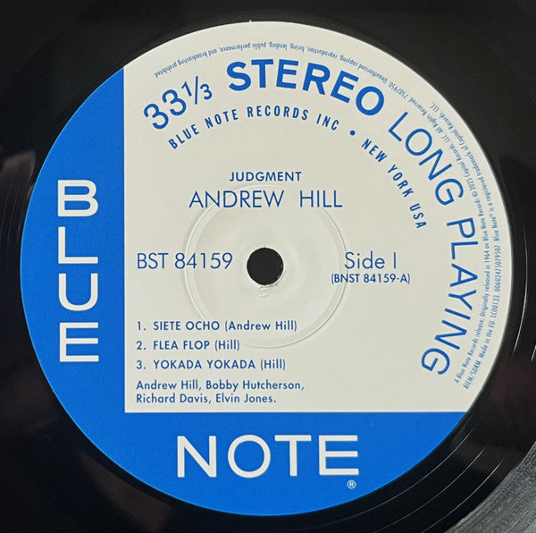Andrew Hill : Judgment! (LP, Album, RE, 180)