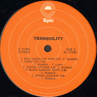 Tranquility (3) : Tranquility (LP, Album, RP)