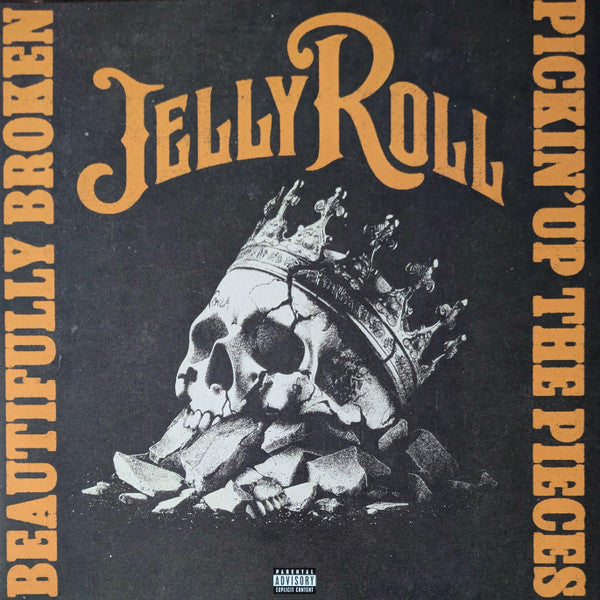 Jelly Roll (3) : Beautifully Broken (Pickin' Up The Pieces) (LP, Album, RSD, Ora)