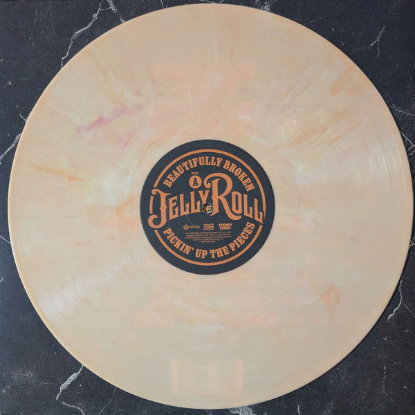 Jelly Roll (3) : Beautifully Broken (Pickin' Up The Pieces) (LP, Album, RSD, Ora)