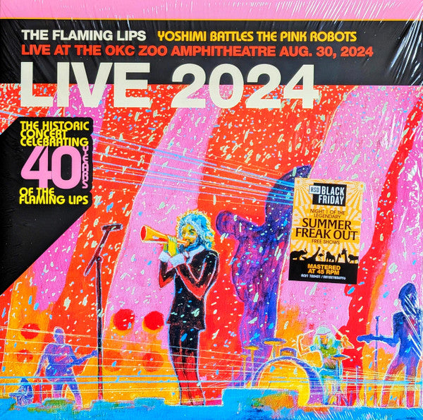 The Flaming Lips : Yoshimi Battles The Pink Robots (Live At The OKC Zoo Amphitheatre Aug. 30, 2024) (2xLP, Album, RSD)