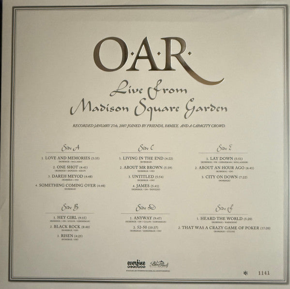 Of A Revolution* : Live From Madison Square Garden (3xLP, RSD, Ltd, Num, Whi)