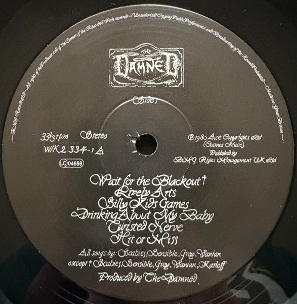 The Damned : The Black Album (2xLP, Album, RE)