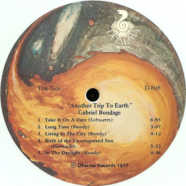 Gabriel Bondage : Another Trip To Earth (LP, Album, Ltd, Whi)