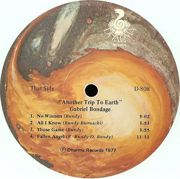 Gabriel Bondage : Another Trip To Earth (LP, Album, Ltd, Whi)