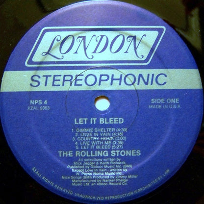 Rolling Stones* : Let It Bleed (LP, Album, RE, 53 )