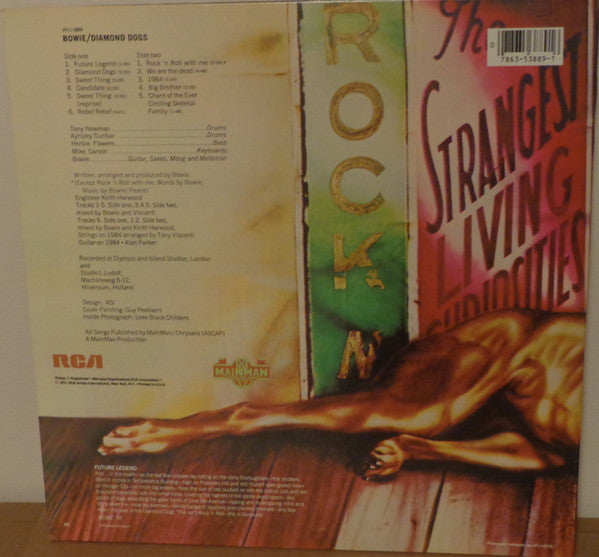 Bowie* : Diamond Dogs (LP, Album, RE)