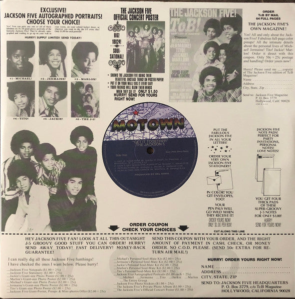 The Jackson 5 : Get It Together (LP, Album, RE, RM, 180)