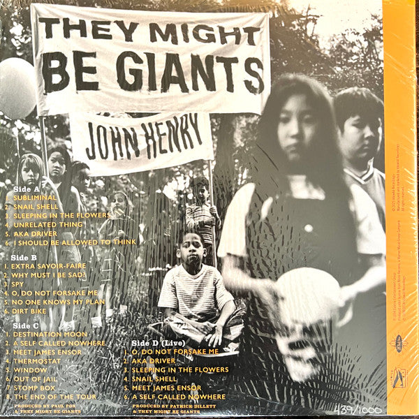 They Might Be Giants : John Henry (2xLP, Album, Ltd, Num, RE, RM, Vio)