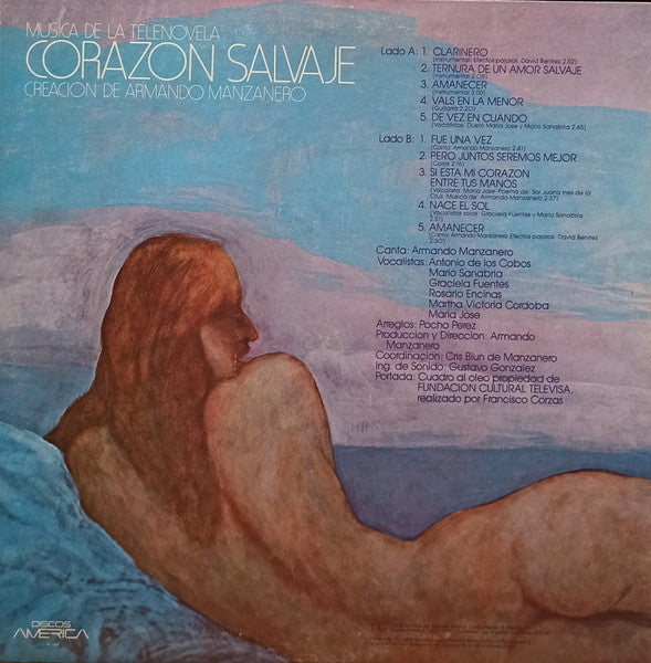 Armando Manzanero : Corazon Salvaje (LP, Album, Gat)