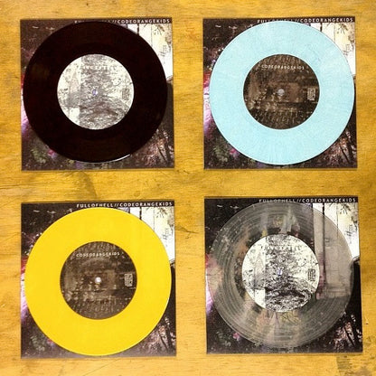 Full Of Hell // Code Orange Kids : Full Of Hell//Code Orange Kids (7", Blu)